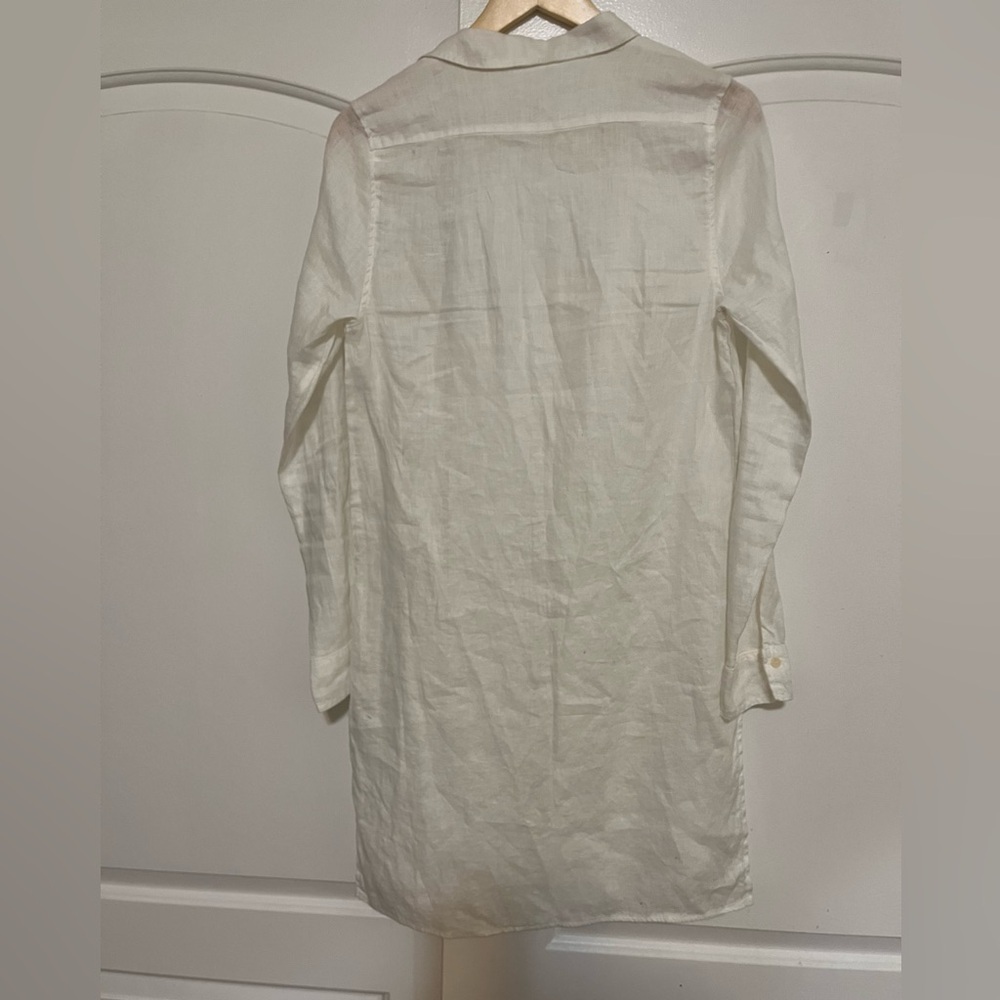CP Shades linen button down tunic dress - Picture 2 of 4